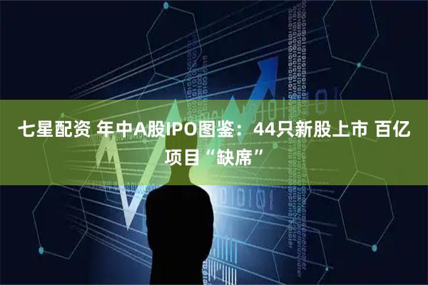 七星配资 年中A股IPO图鉴：44只新股上市 百亿项目“缺席”